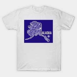 Alaska Map T-Shirt